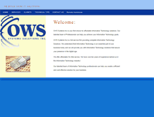 Tablet Screenshot of owssystems.com